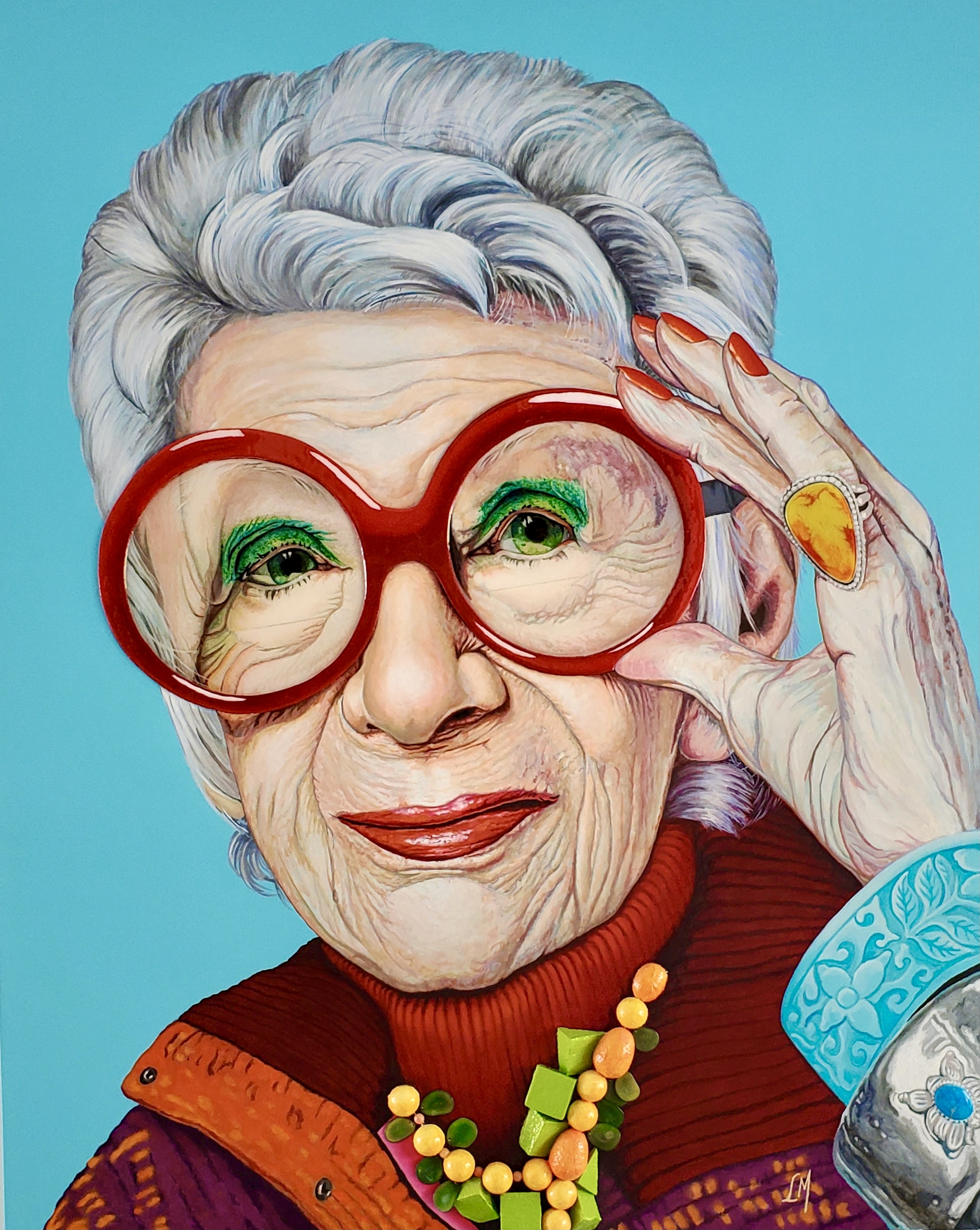 Iris Apfel 2024